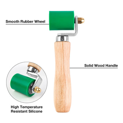 Silicone Seam Roller & Brass Penny Roller for PVC TPO EPDM Roofing Welding