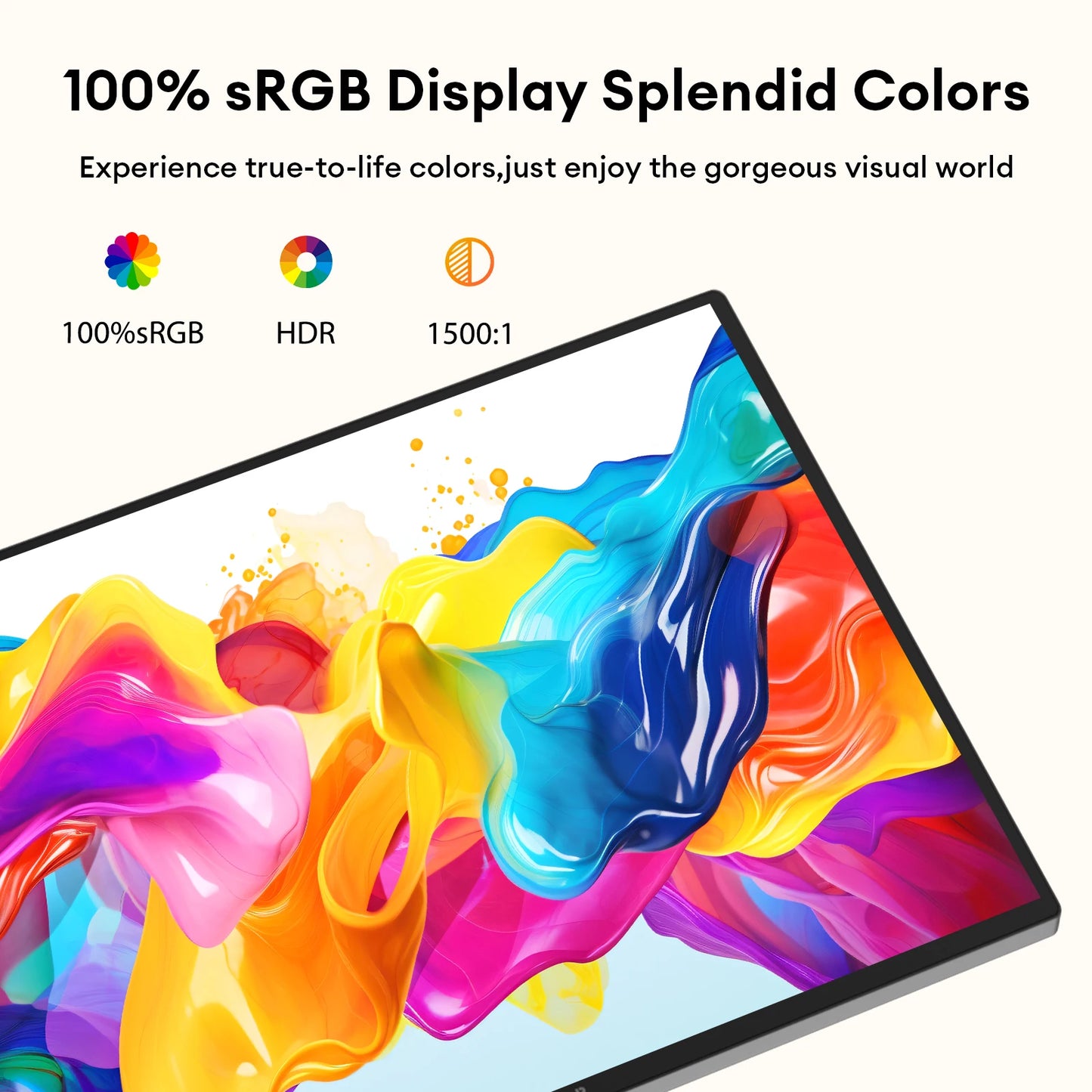 10.5" 1920x1280 Portable Touchscreen Monitor - 100% sRGB & 420 Nits