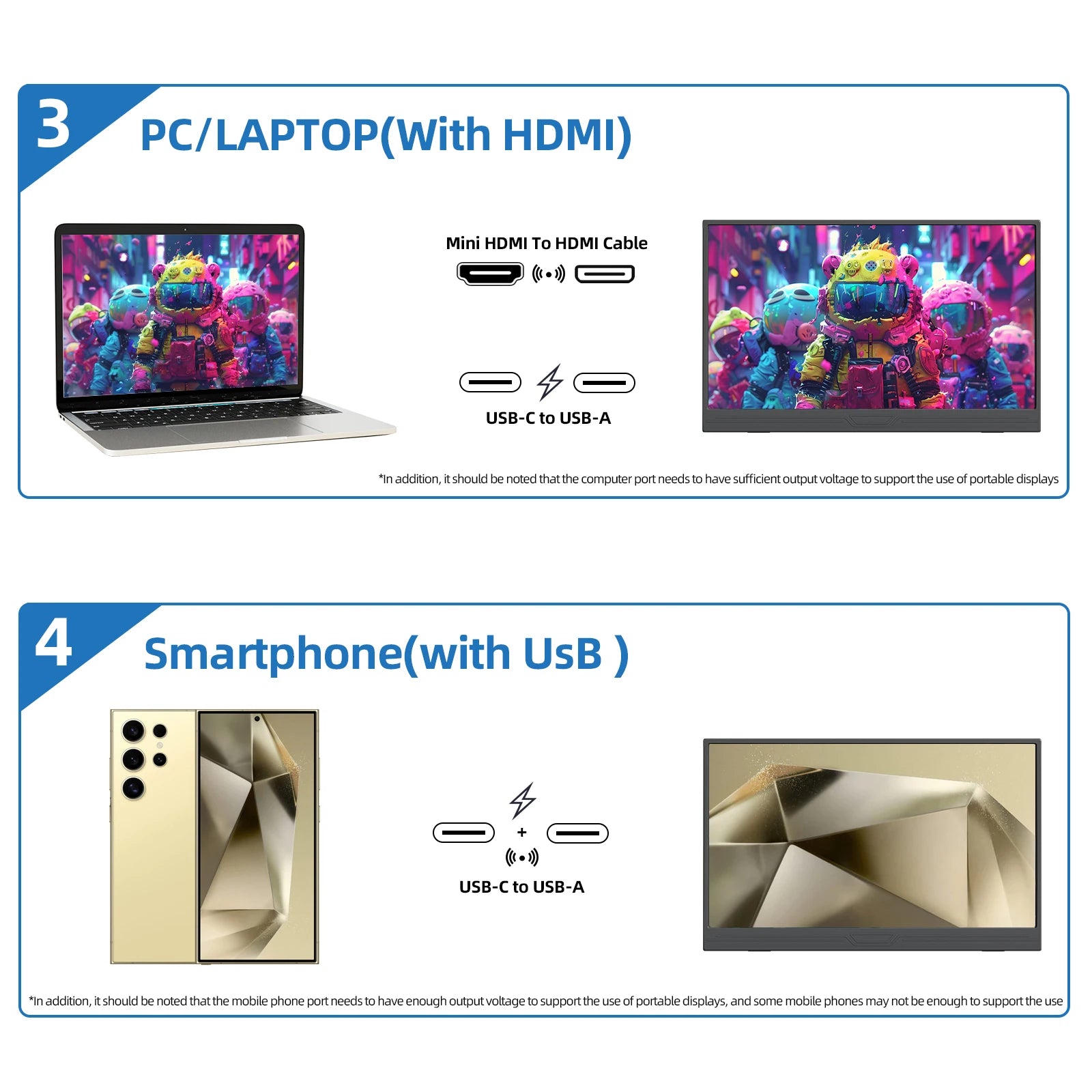 14-Inch 1080P Portable Monitor - IPS HDR Gaming & Office Display - 9