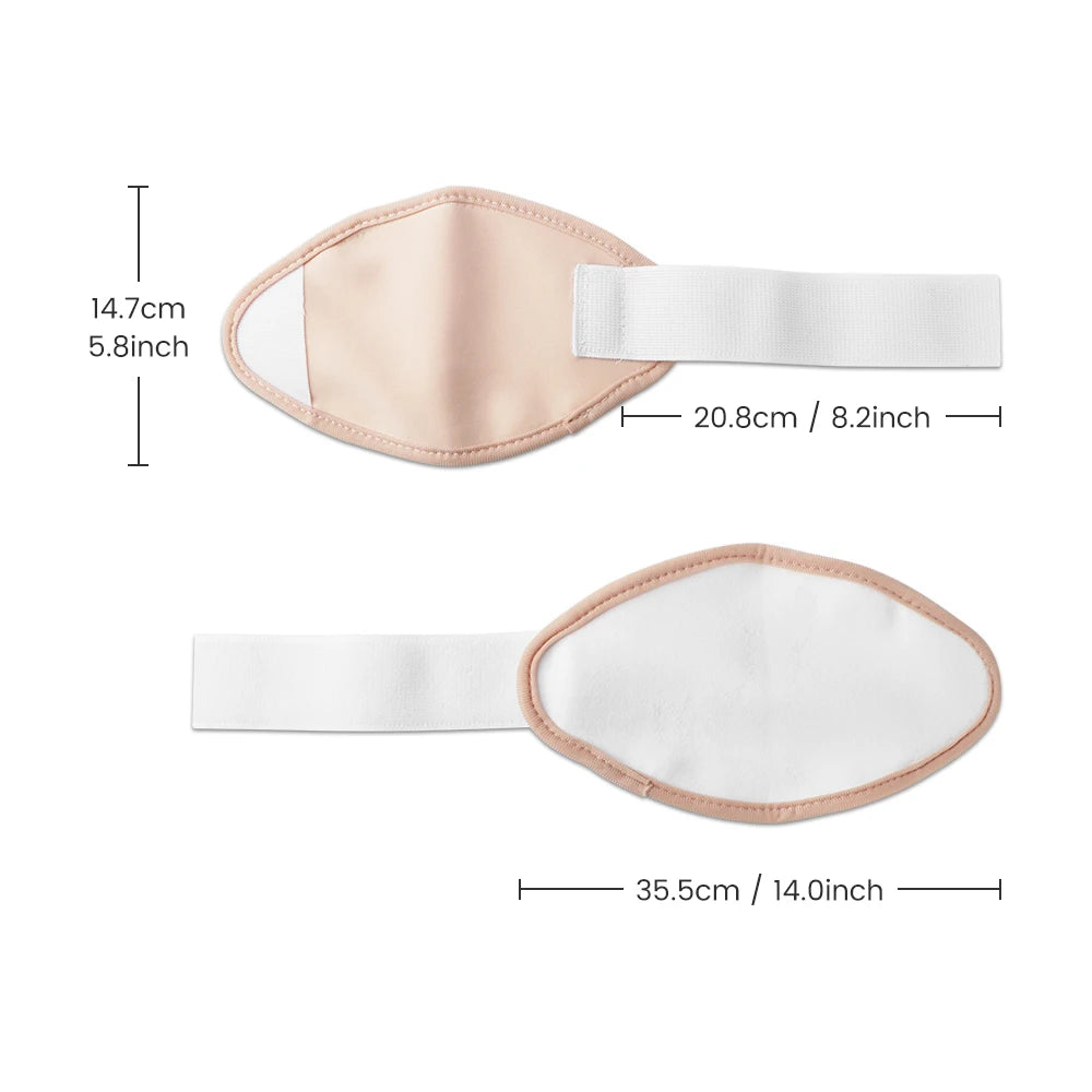 Reusable Organic Cotton Castor Oil Pack Wrap with Adjustable Strap - 19