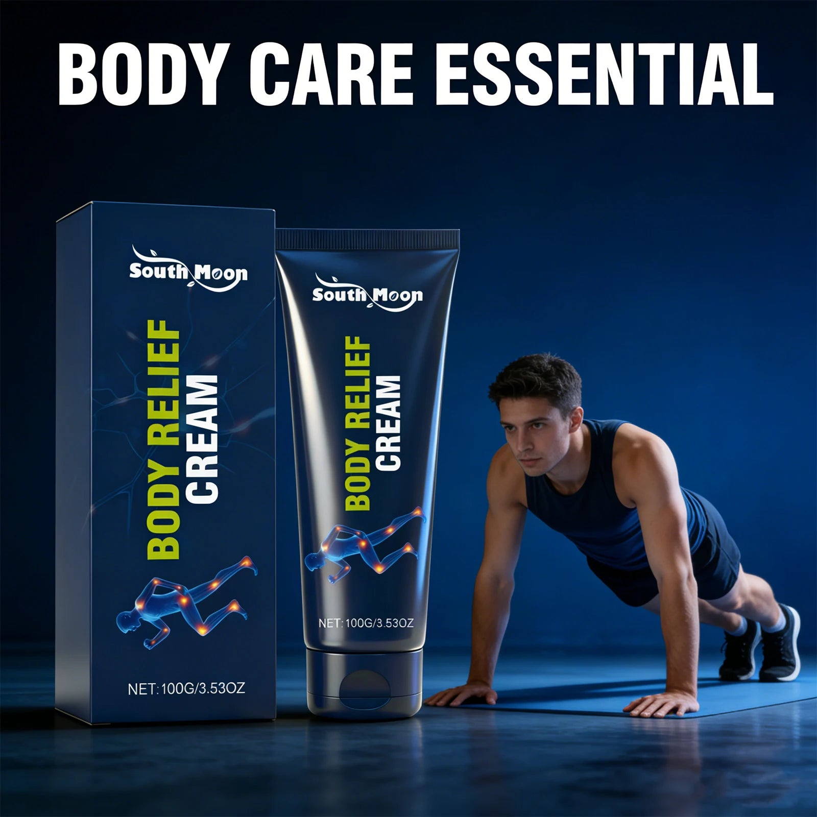 South Moon Joint & Muscle Relief Cream – Natural Soothing Body Recovery Massage Cream - 10