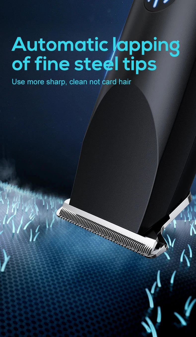 Cordless Electric Hair Clipper & Adjustable Beard Trimmer - 13