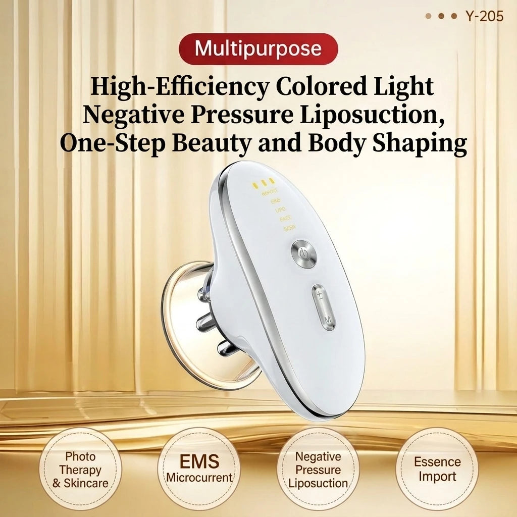5-in-1 Body & Face Sculpting Machine - Electric Cellulite Massager with LED & EMS
