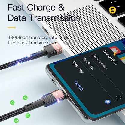 Essager 100W Fast Charging USB-C Cable - High-Speed Data Sync & Power