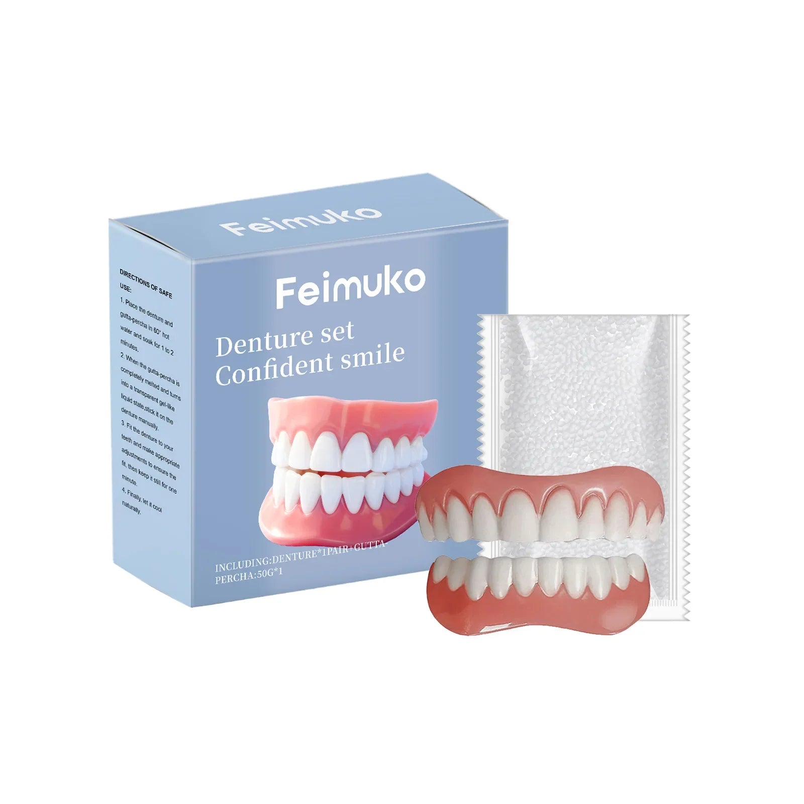 Premium Temporary Smile Veneers - Comfortable Fit for Missing or Chipped Teeth - 21