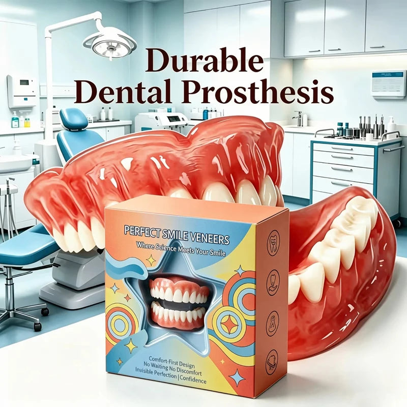 Comfort Silicone Dental Veneers - Natural Fit Simulation Teeth for Smile Restoration - 1
