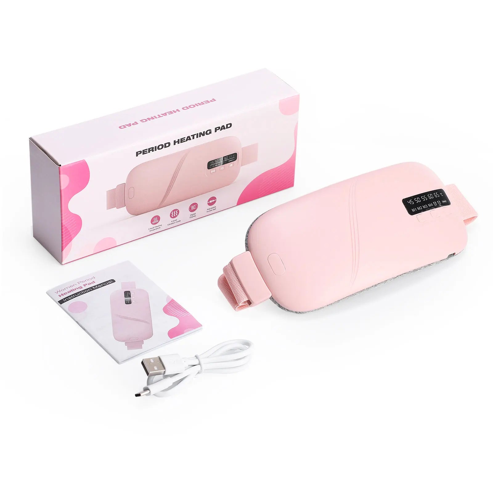 Electric Heating Pad for Period Pain Relief & Abdominal Comfort - 15