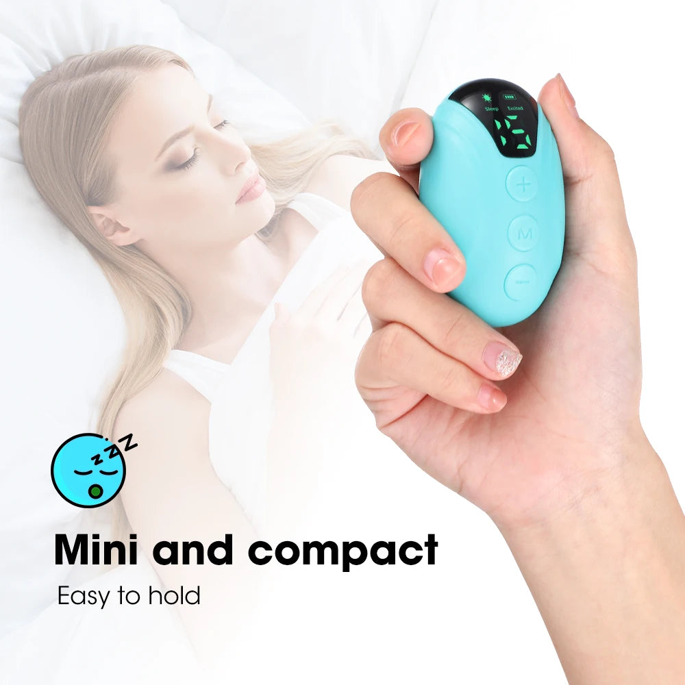 Portable Handheld Sleep Aid & Anxiety Relief Device with Micro-Current Therapy