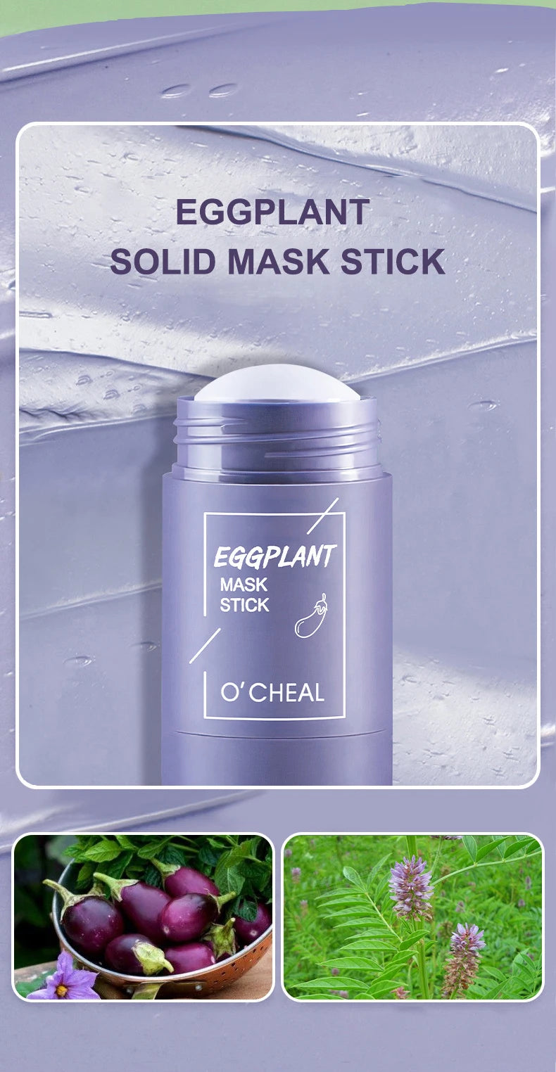 Solid Cleansing Face Mask Stick - Deep Pore Oil Control & Moisturizing - 10