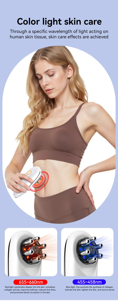 Electric Body Sculpting & Anti-Cellulite Massager with Red Light Therapy