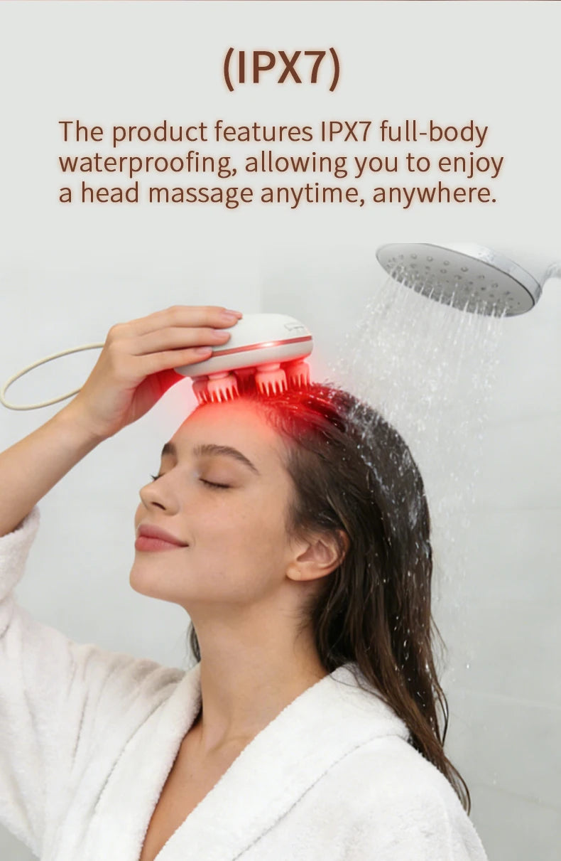 Cordless EMS Scalp Massager & Deep Tissue Body Relaxer - 12