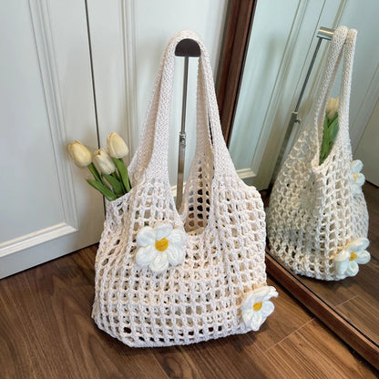Luxury Chic Knitted Tote Bag