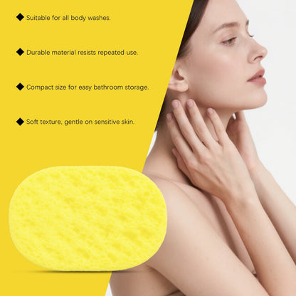Citronella & Lemongrass Exfoliating Bath Sponge for Daily Skin Cleansing