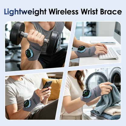 EMS Microcurrent Wrist Massager for Carpal Tunnel & Muscle Relief