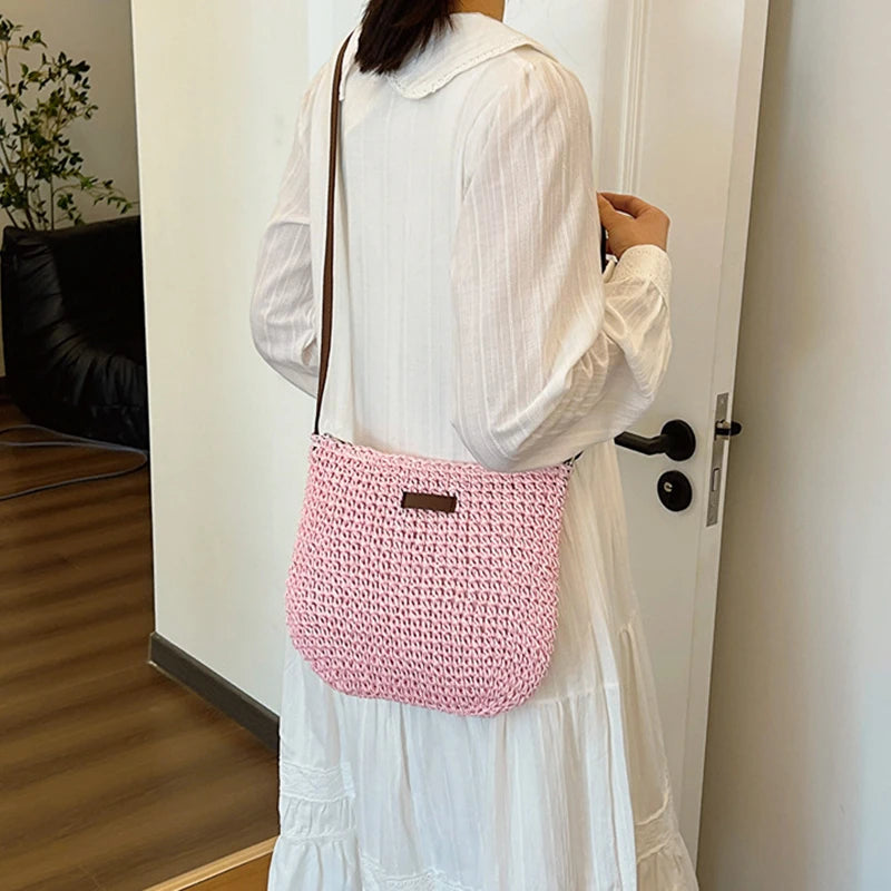 Bohemian Straw Tote