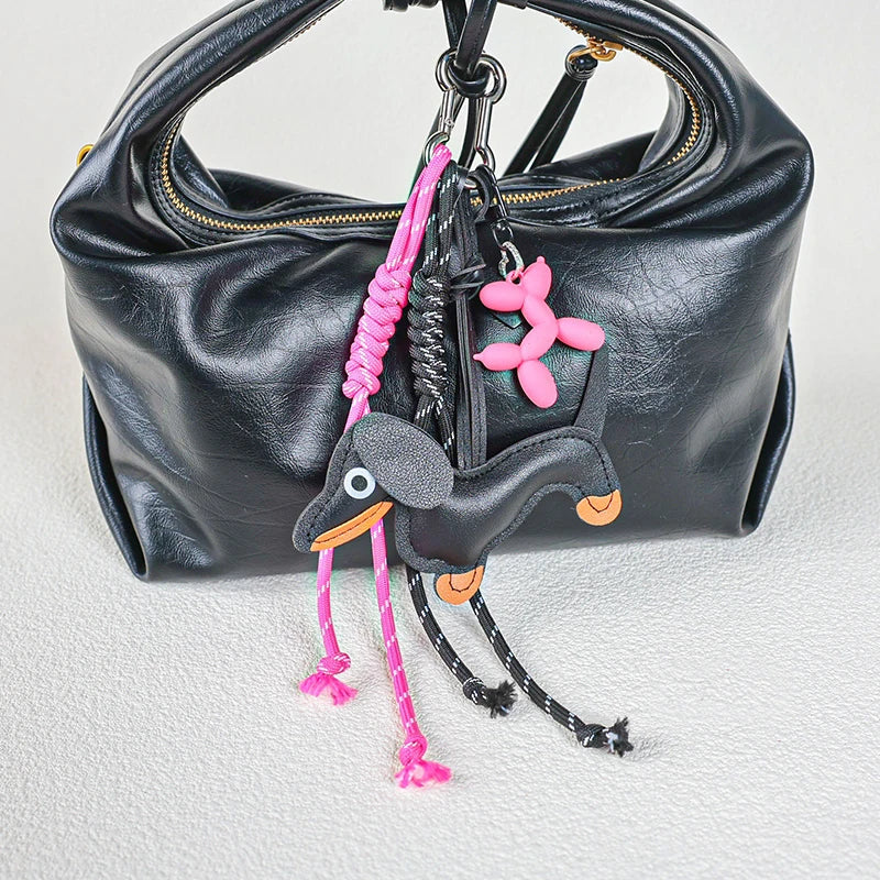 Luxury Sausage Dog Keychain