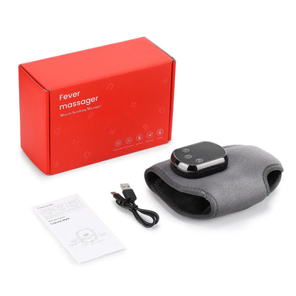 Electric Heated Ankle Massager with Vibration Therapy for Pain Relief