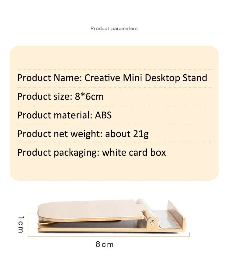Adjustable Foldable Desktop Phone & Tablet Stand for iPhone, iPad & Samsung