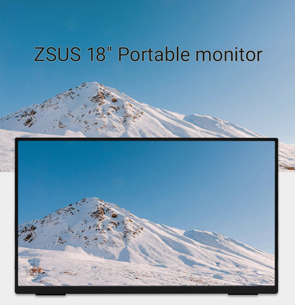 18-Inch 100Hz Portable Monitor 1080P FHD HDR IPS Travel Display - 7