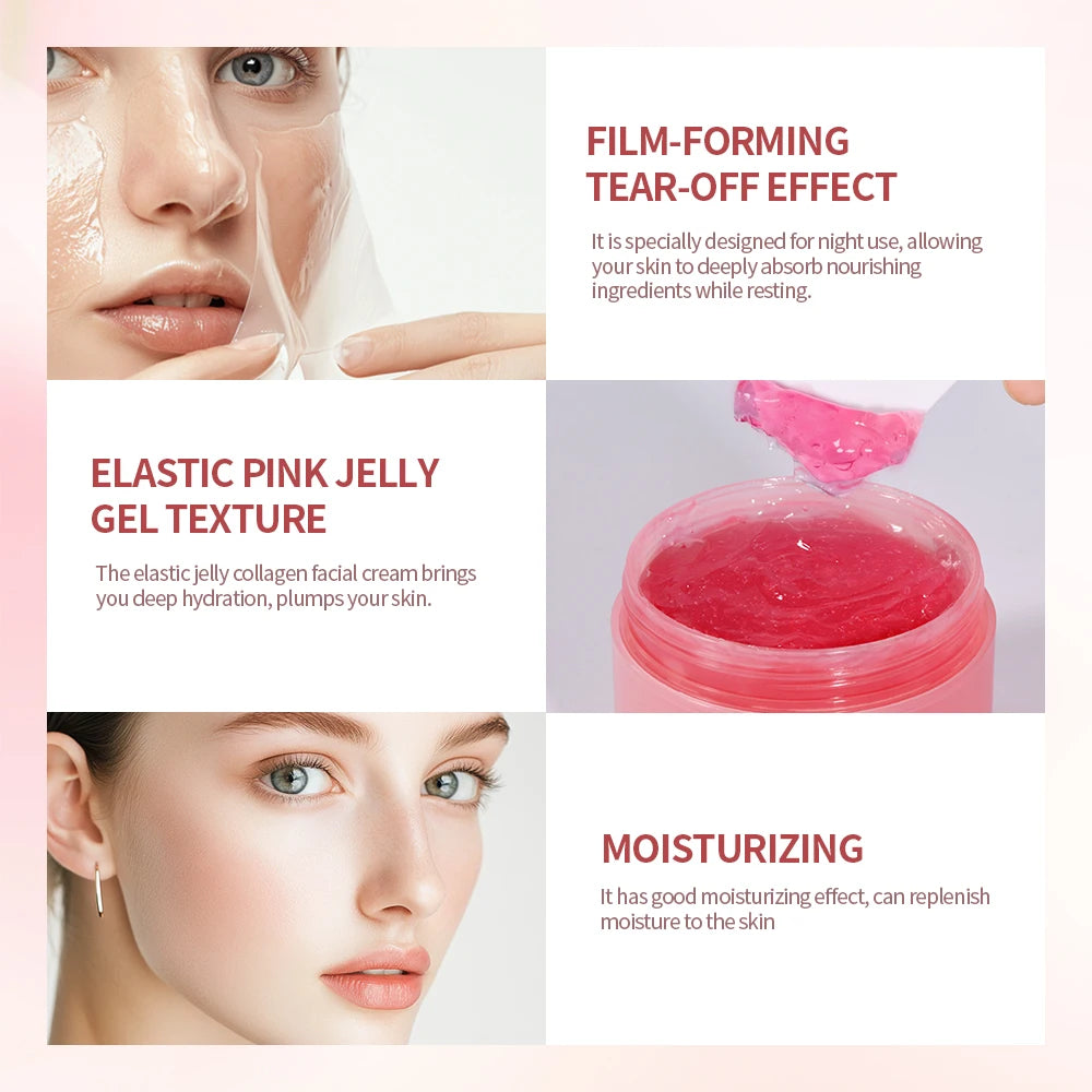 Overnight Collagen Wrapping Mask - Hydrating Peel-Off Facial Gel