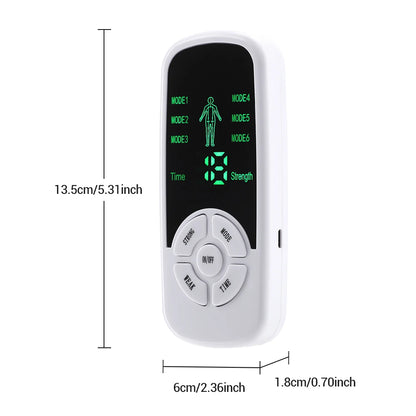 Portable Smart Electric Body & Neck Massager with 6 Modes & Adjustable Intensity