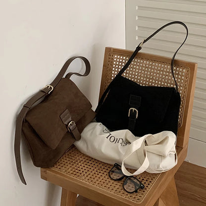 Luxury Matte Leather Tote Bag