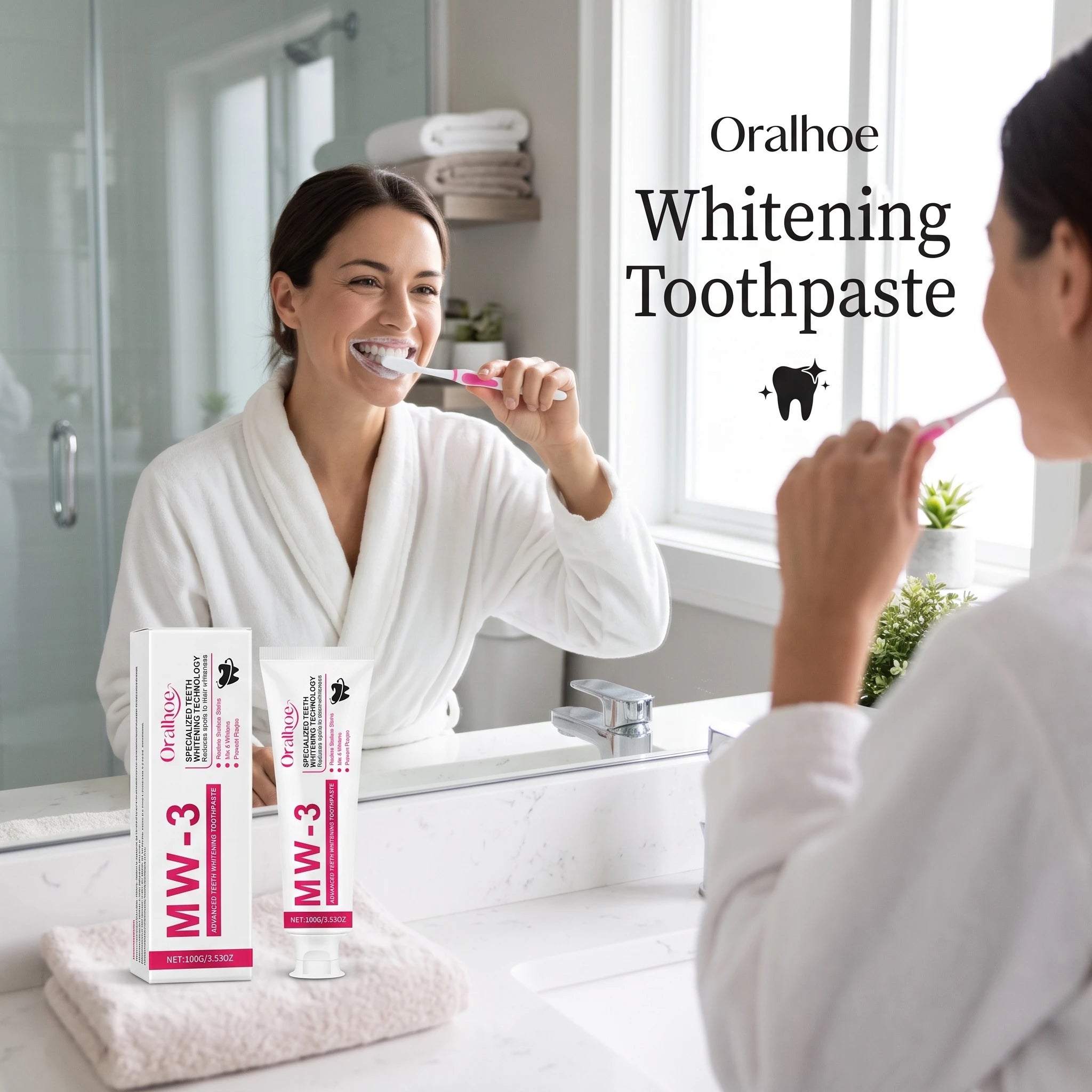 Professional Teeth Whitening Toothpaste for Stain Removal and Fresh Breath - 6
