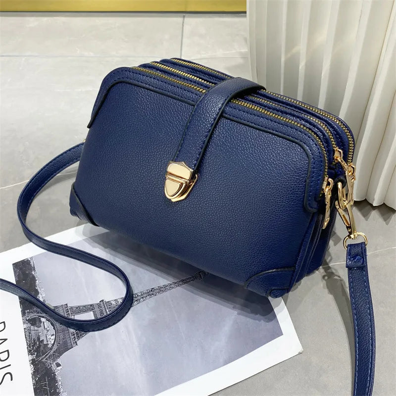 Luxury Vintage Square Shoulder Bag