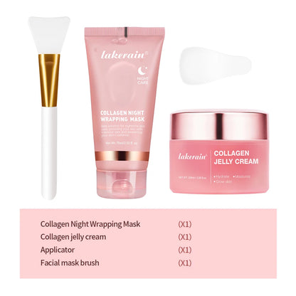 Overnight Collagen Wrapping Mask - Hydrating Peel-Off Facial Gel