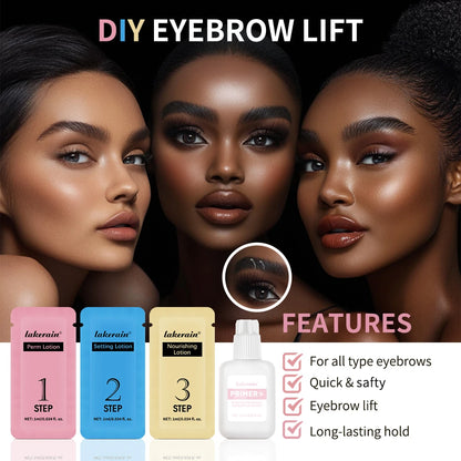 Professional DIY Eyebrow Lamination & Brow Perm Lift Kit