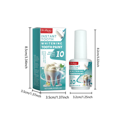 Instant Teeth Whitening Paint Gel for Stain Removal and Bright Smile