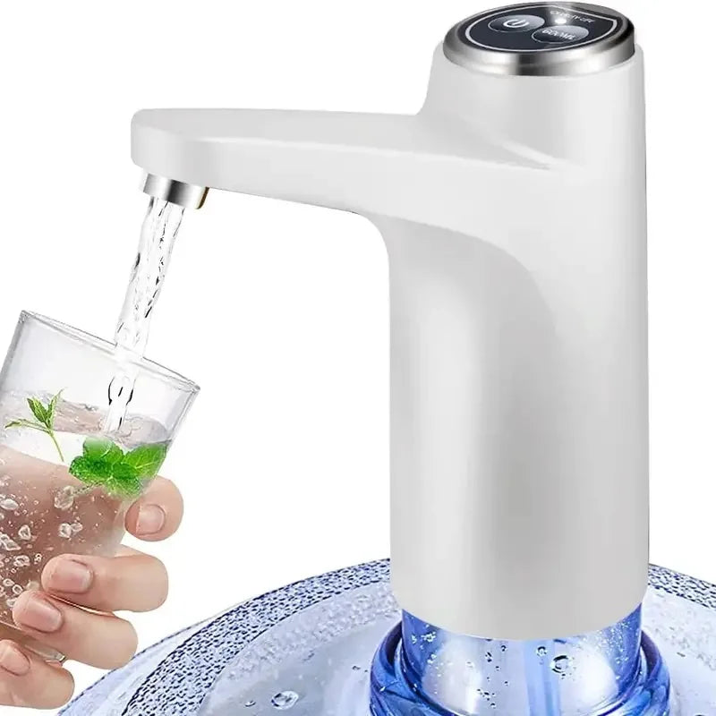 Electric 5 Gallon Water Dispenser Pump - USB Rechargeable Automatic Water Bottle Pump - 16