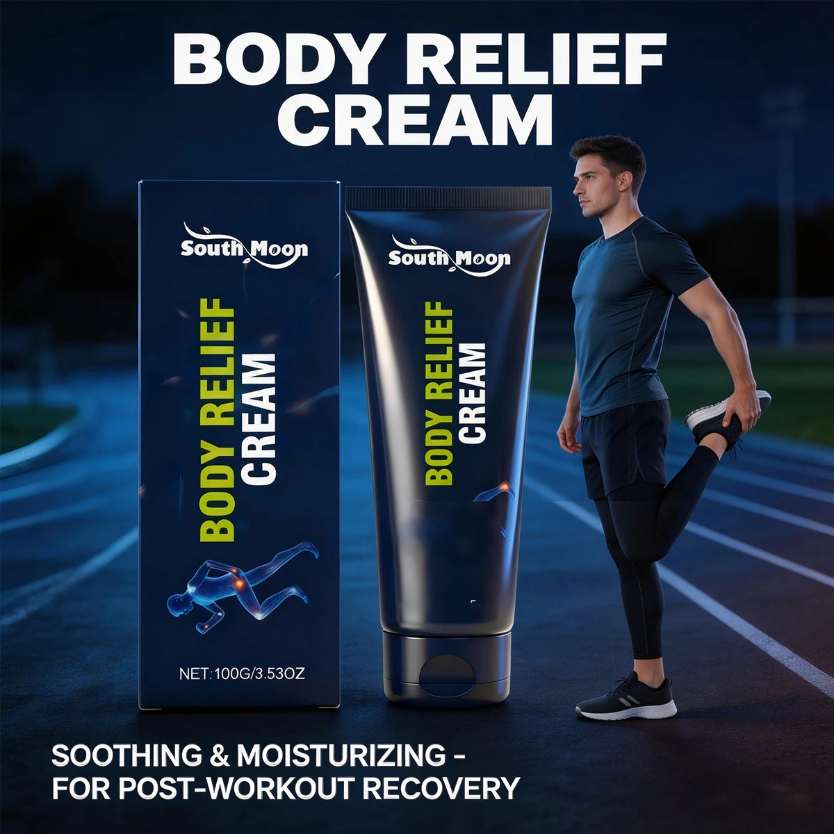 South Moon Joint & Muscle Relief Cream – Natural Soothing Body Recovery Massage Cream