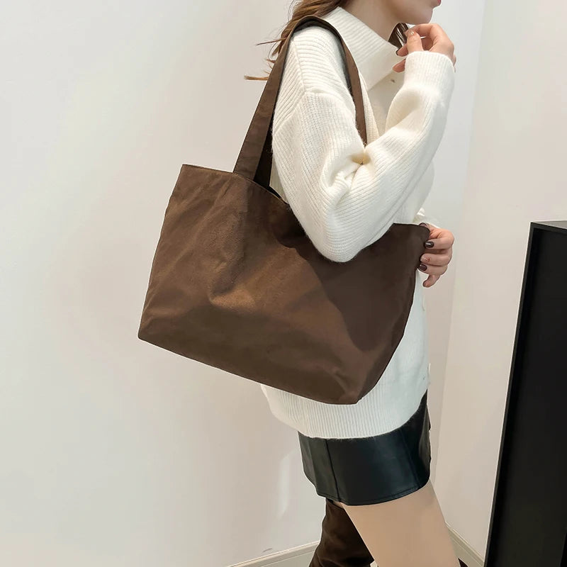 Luxury Soft Suede Tote