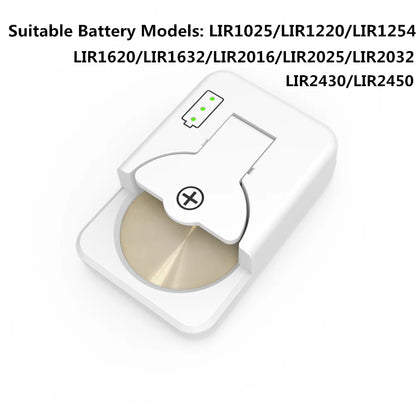 Universal Coin Battery Charger for LIR Series Rechargeable Button Cells