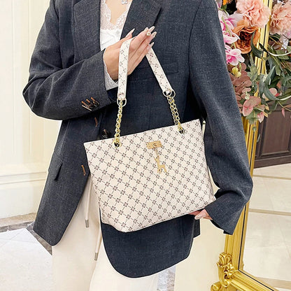 Luxury Vintage PU Tote Bag