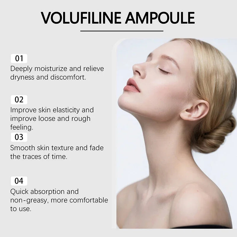 Volufiline 100% Face Serum for Skin Plumping, Hydration and Fine Line Reduction