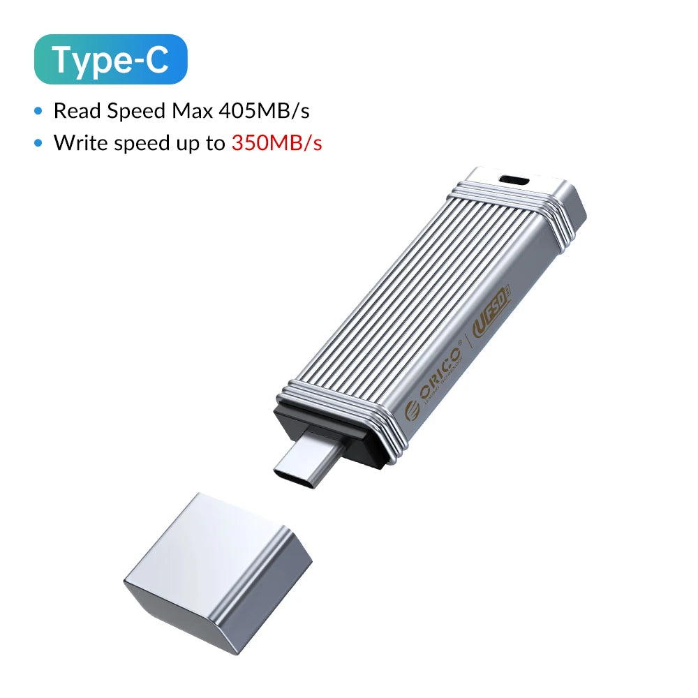 Ultra-Fast Metal USB 3.2 Flash Drive - High Speed 405MB/s Portable Storage
