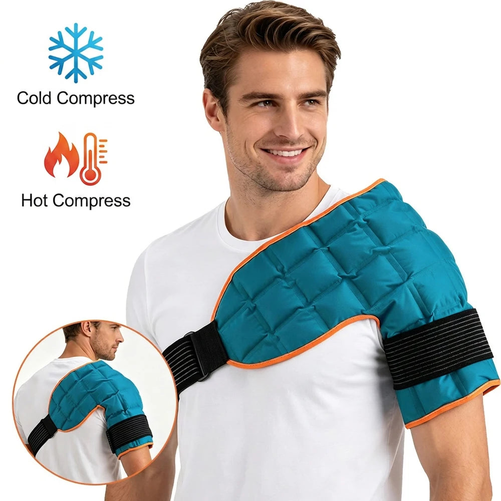 Dual-Action Hot & Cold Therapy Knee Wrap for Pain Relief and Recovery - 23