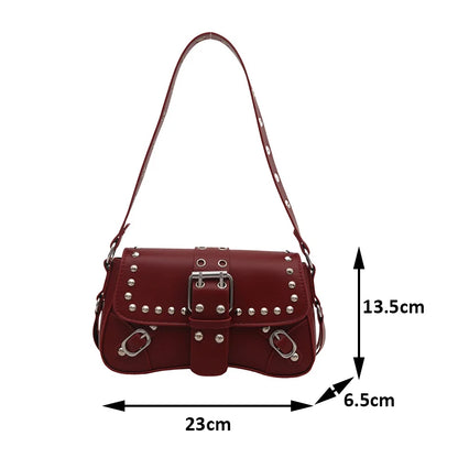 Luxury Trendy Rivet Shoulder Bag
