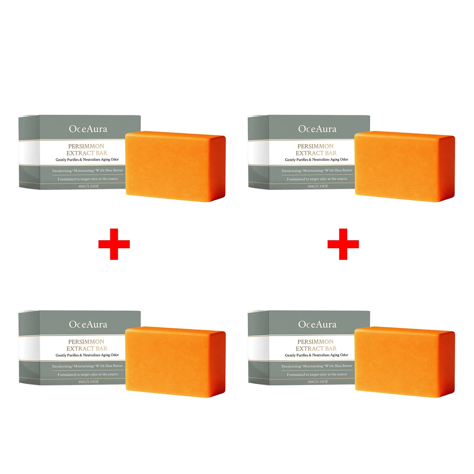 Persimmon Deodorizing Body Soap for Natural Aging Odor Neutralization & Skin Care - 15
