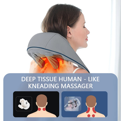 Brushless Neck & Shoulder Massager for Deep Trapezius Relief