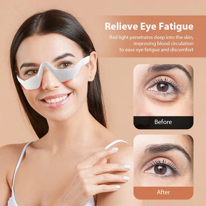 EMS Red Light Therapy Under Eye Massager for Wrinkles & Dark Circles