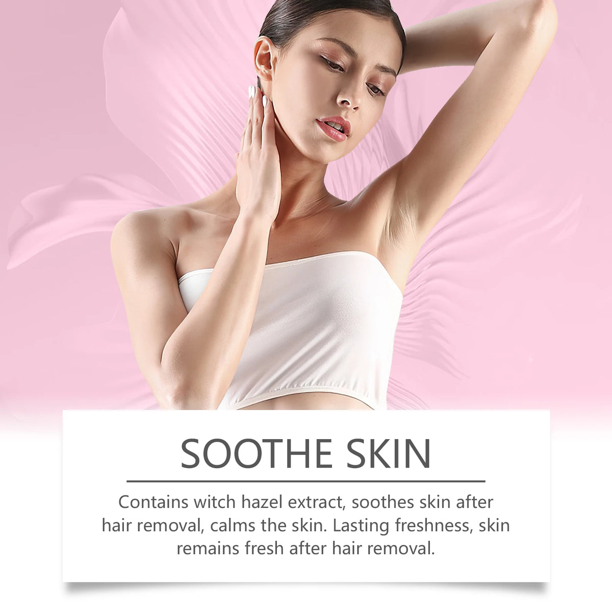 Painless Hair Removal Cream - Gentle Depilatory for Smooth & Silky Skin