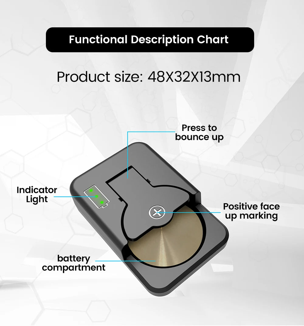 Universal Coin Battery Charger for LIR Series Rechargeable Button Cells - 12