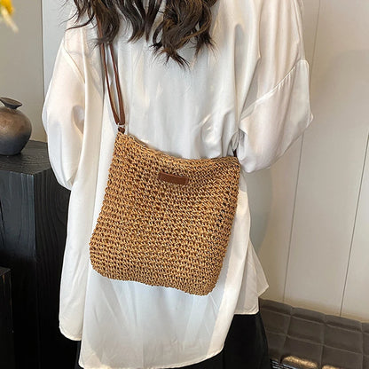Bohemian Straw Tote
