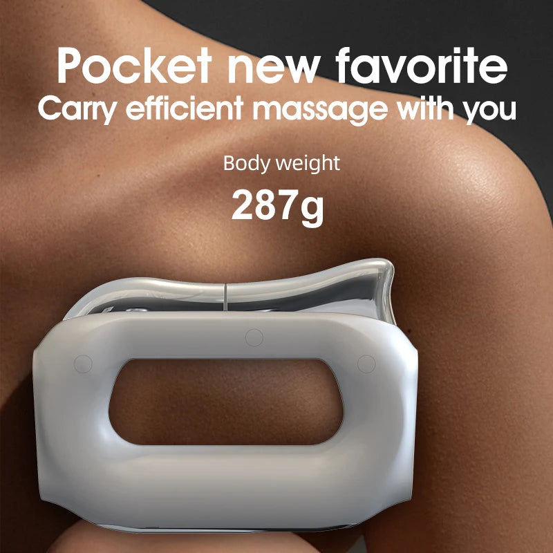 Electric Fascia Muscle Massage Blade Tool - Portable EMS Vibration Recovery Device - 8