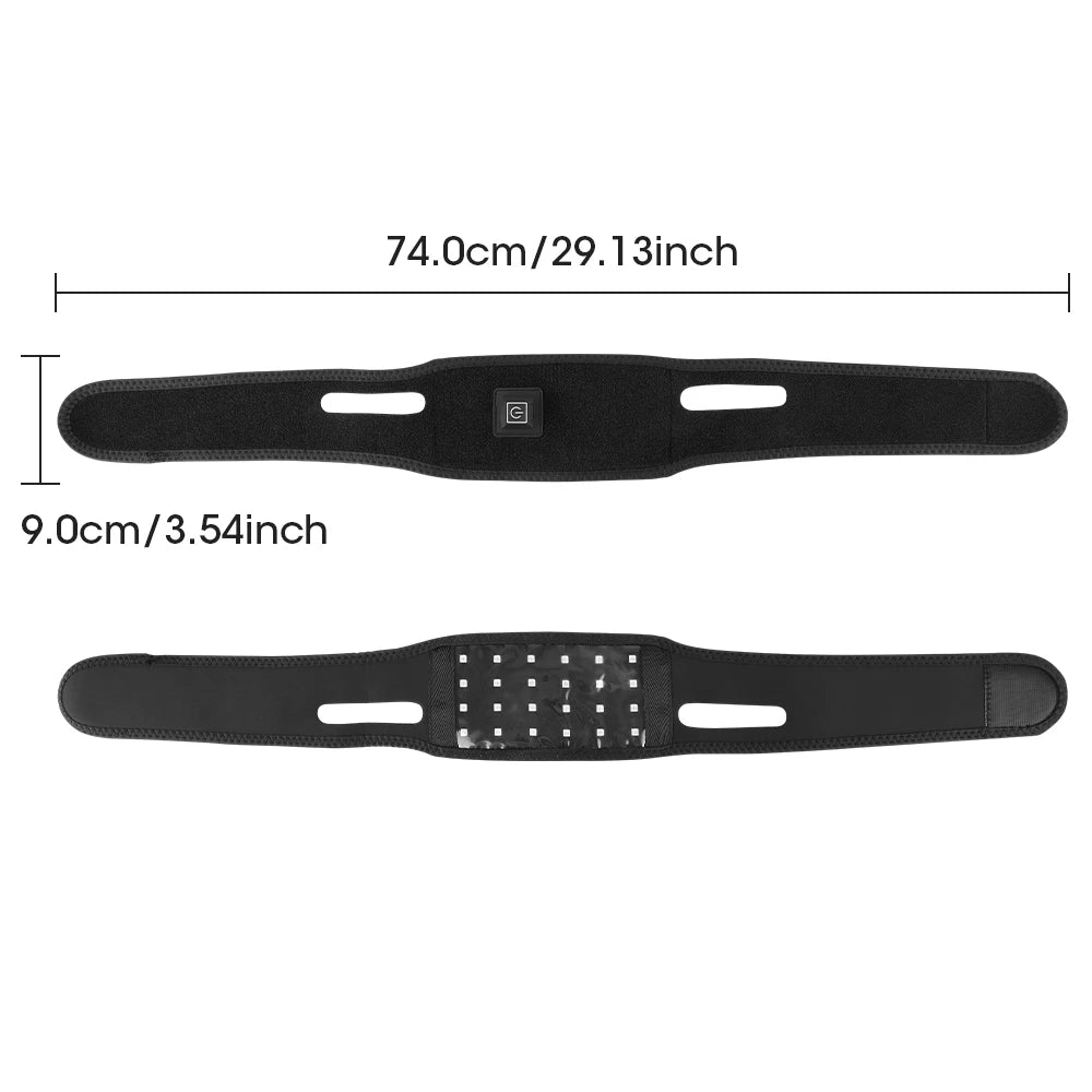 Red & Infrared Light Therapy Belt for Face Neck and Body Pain Relief - 16