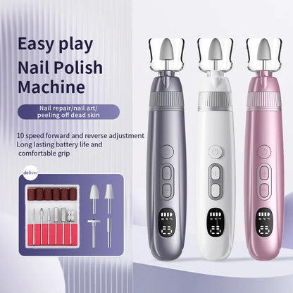 Professional Electric Nail Drill Set - Cordless Manicure & Pedicure File