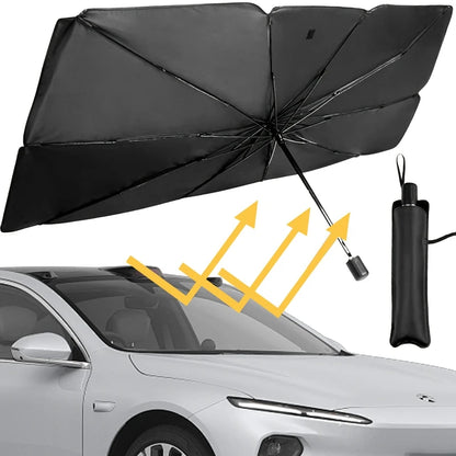 Foldable Car Windshield Sun Shade Umbrella UV Blocker